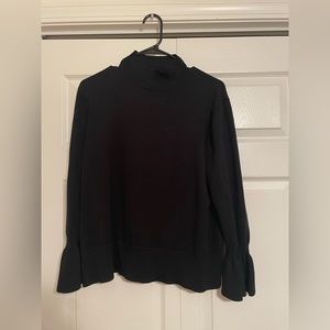 Black turtleneck sweater